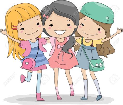 3 friend cartoon pic|3 friends clip art.